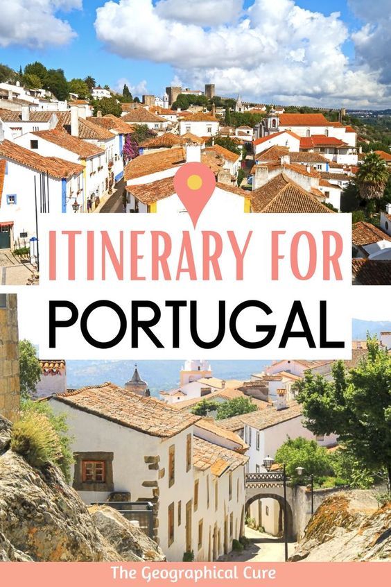 Pinterest pin for 10 Days in Portugal Itinerary
