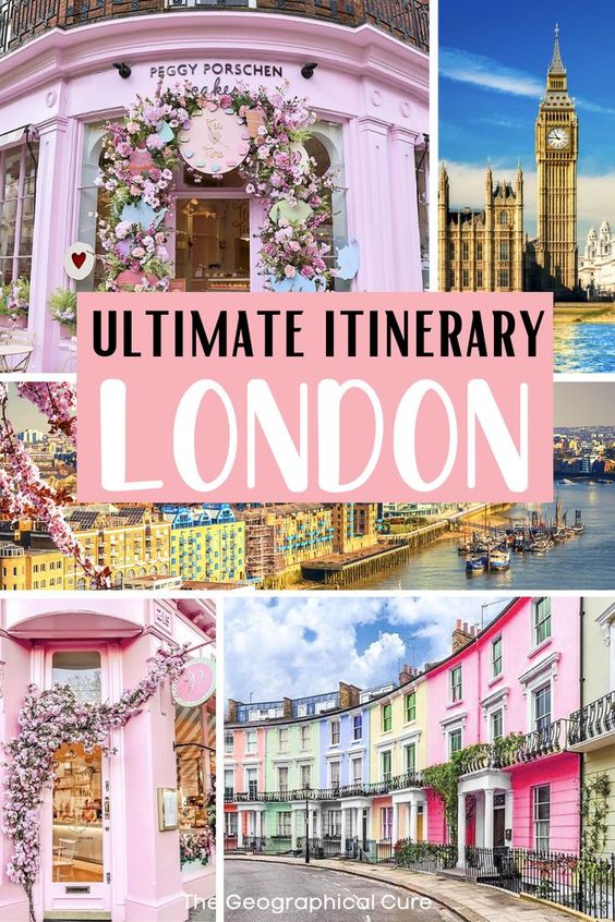 Pinterest pin for 5 days in London itinerary