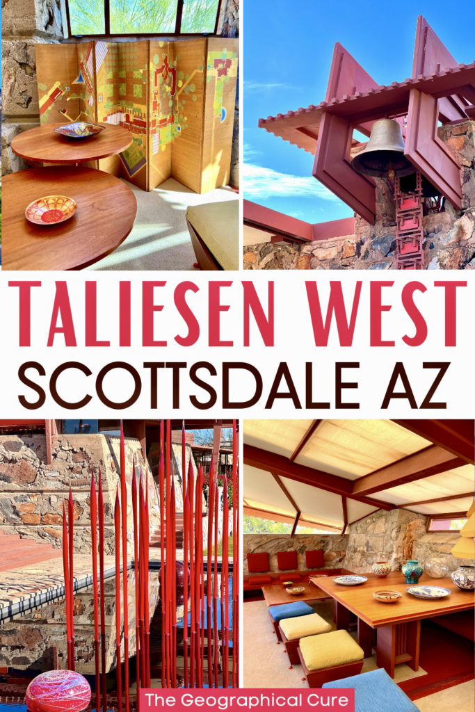 Pinterest pin for guide to Taliesen West