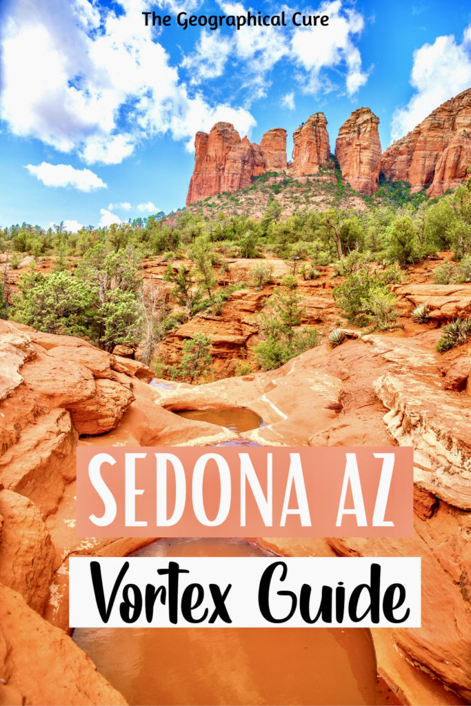 Pinterest pin for guide to Sedona's vortexes

