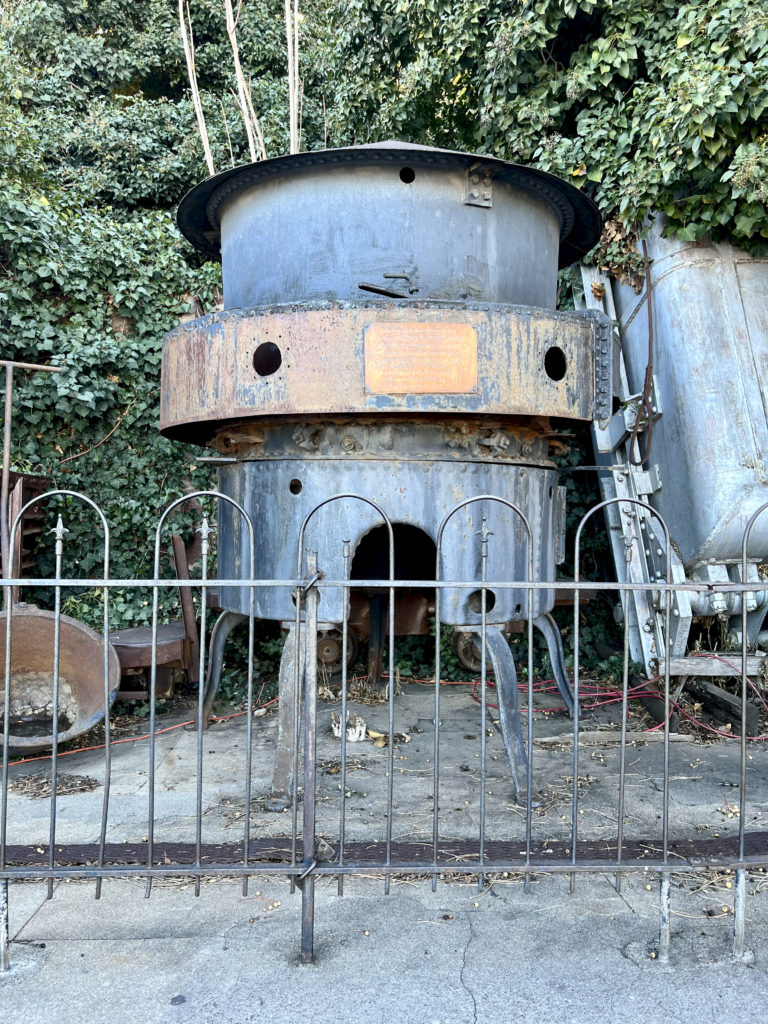 an old blast furnace in use in 1882 in Jerome