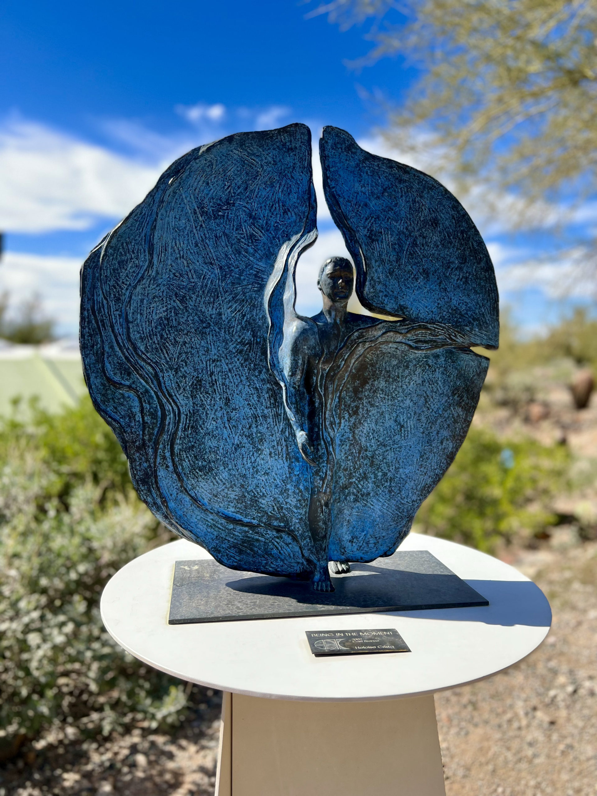 Heloise Crista sculptures at Taliesen West