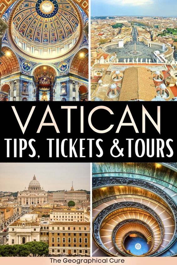 Pinterest pin for Vatican tickets & tours