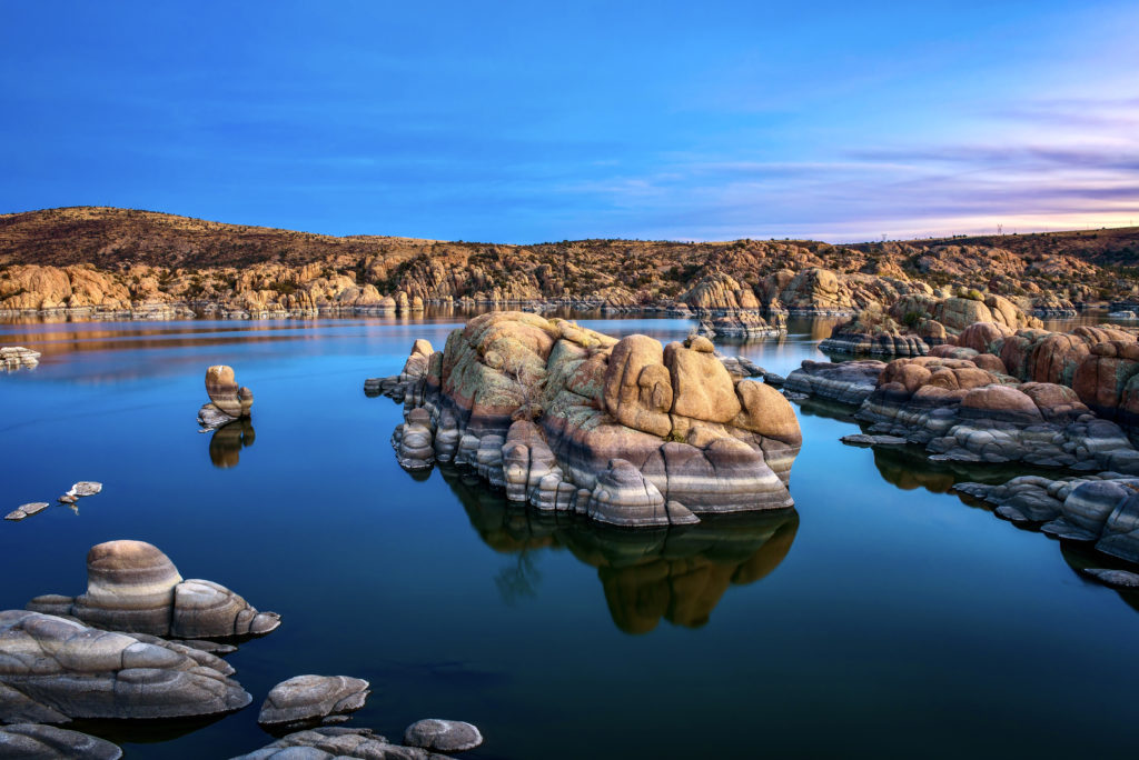 Watson Lake in the Granite Dells just outside Prescott