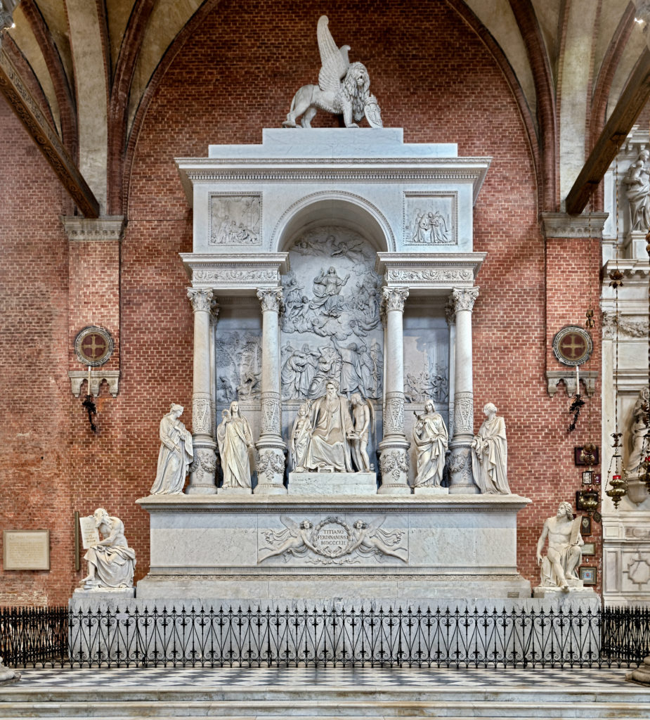 Luigi Zandomeneghi, Tomb of Titian, 1836-1852