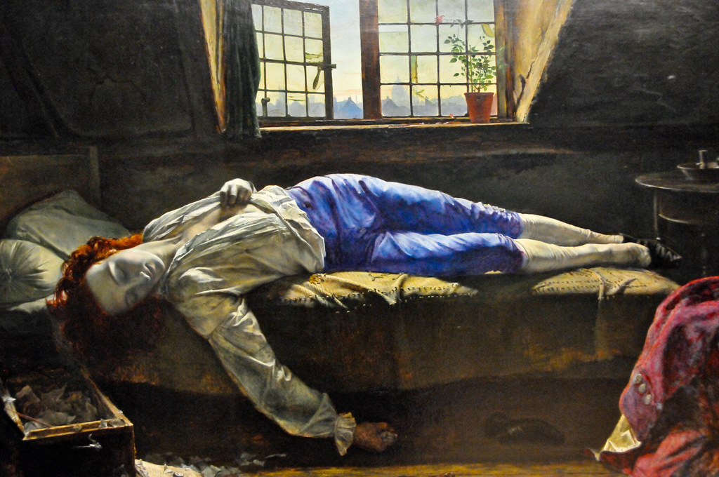 Henry Wallis, Chatterton, 1856