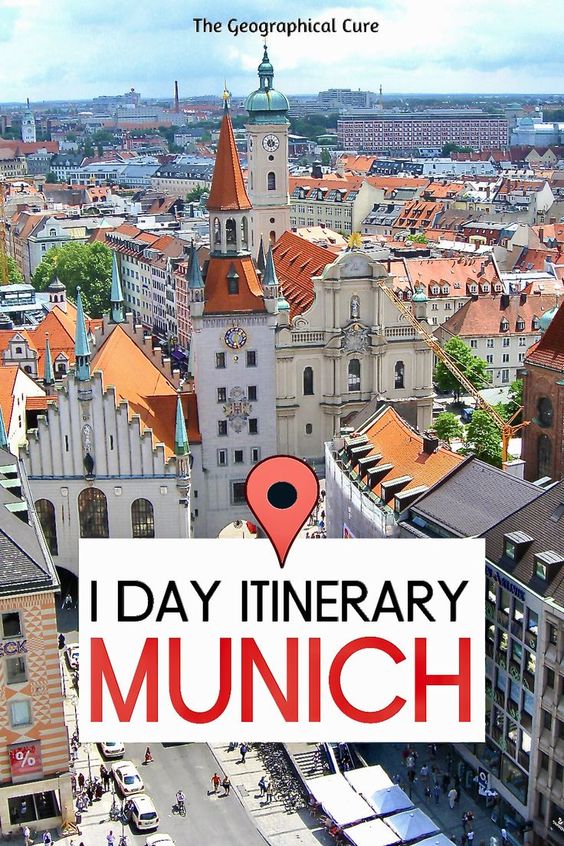 Pinterest pin for one day in Munich itinerary