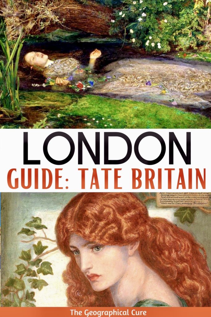 Pinterest pin for guide to the Tate Britain