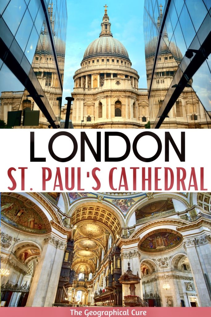 Pinterest pin for guide to St. Paul's Cathedral