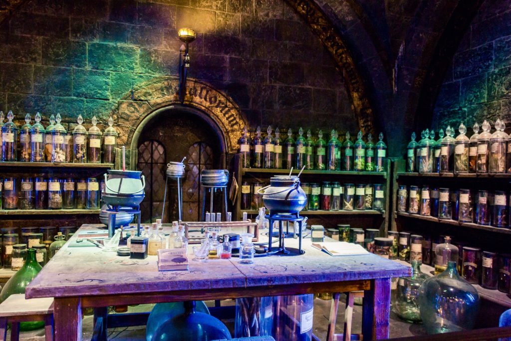 Potions classroom at Warn Bros. Studio