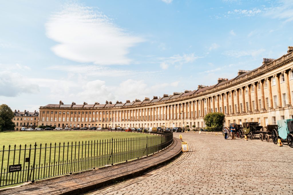 the famous Royal Crescent