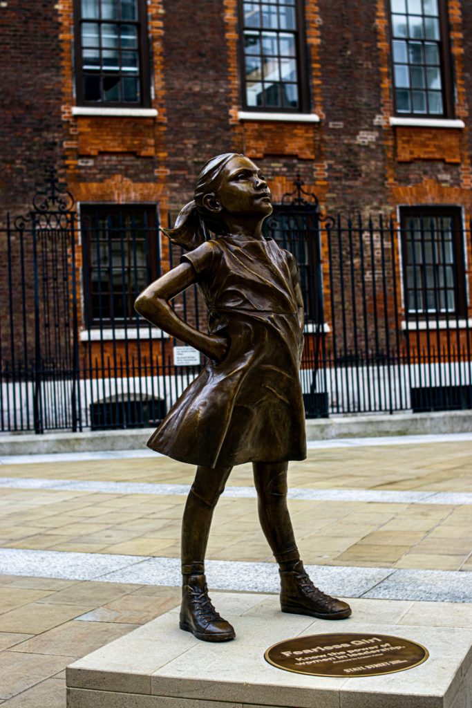 The Fearless Girl sculpture