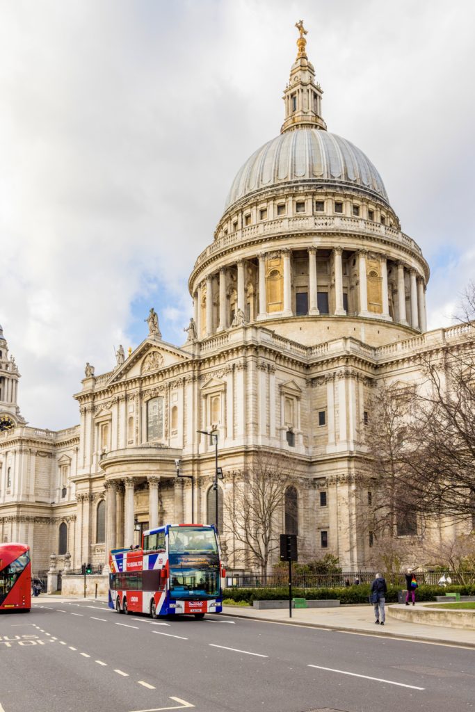 exterior of St. Paul's Cathedral