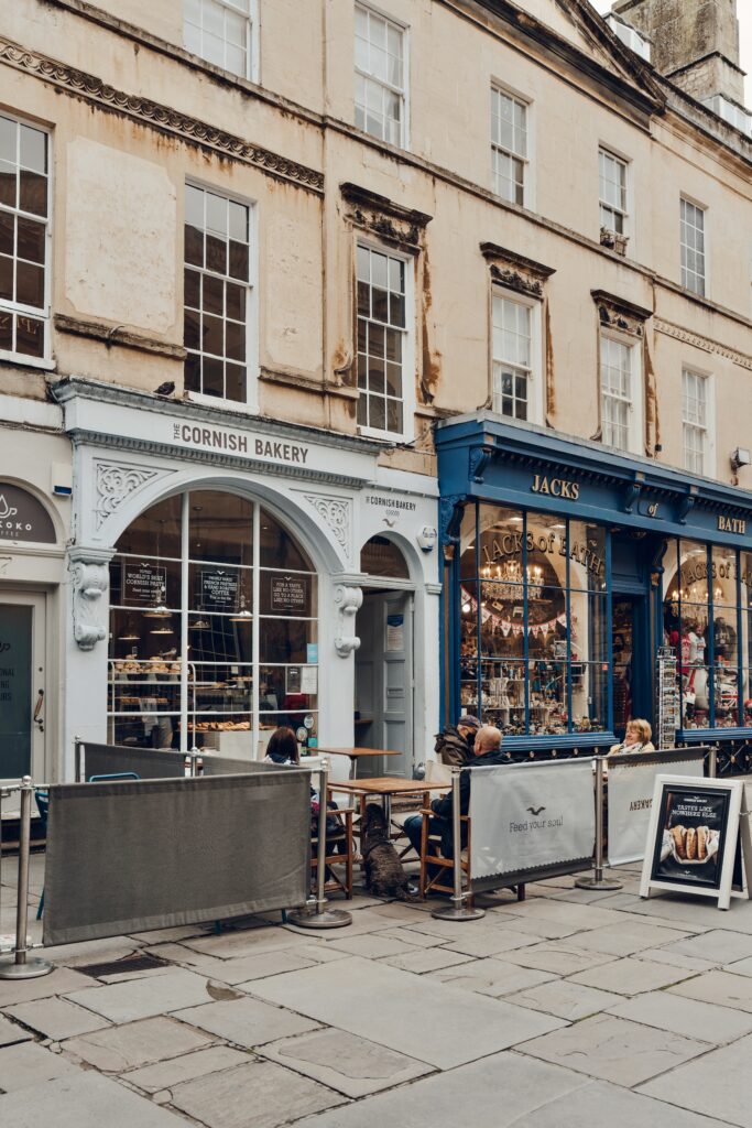 Cornish Bakery cafe in Bath