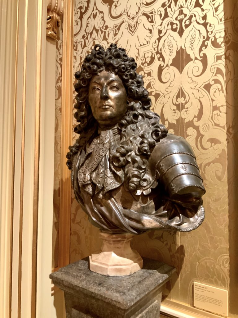 Antoine Coysevox, Bust of Louis XIV, 1699 -- in the Billiard Room