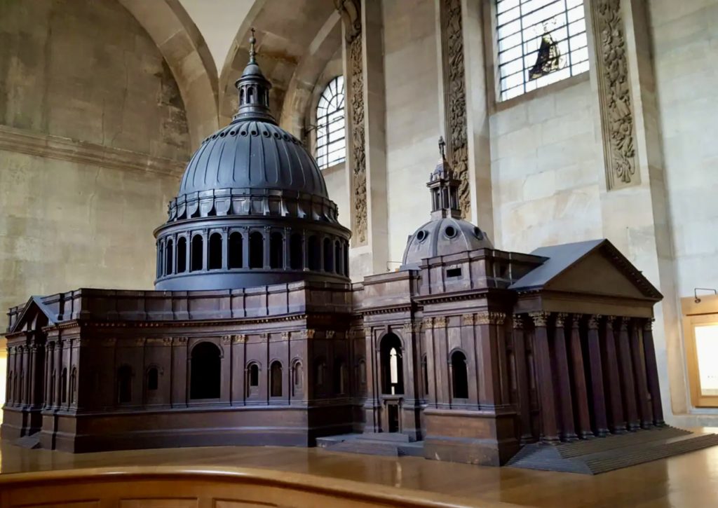 Wren's Great Model of the cathedral in the Triforium