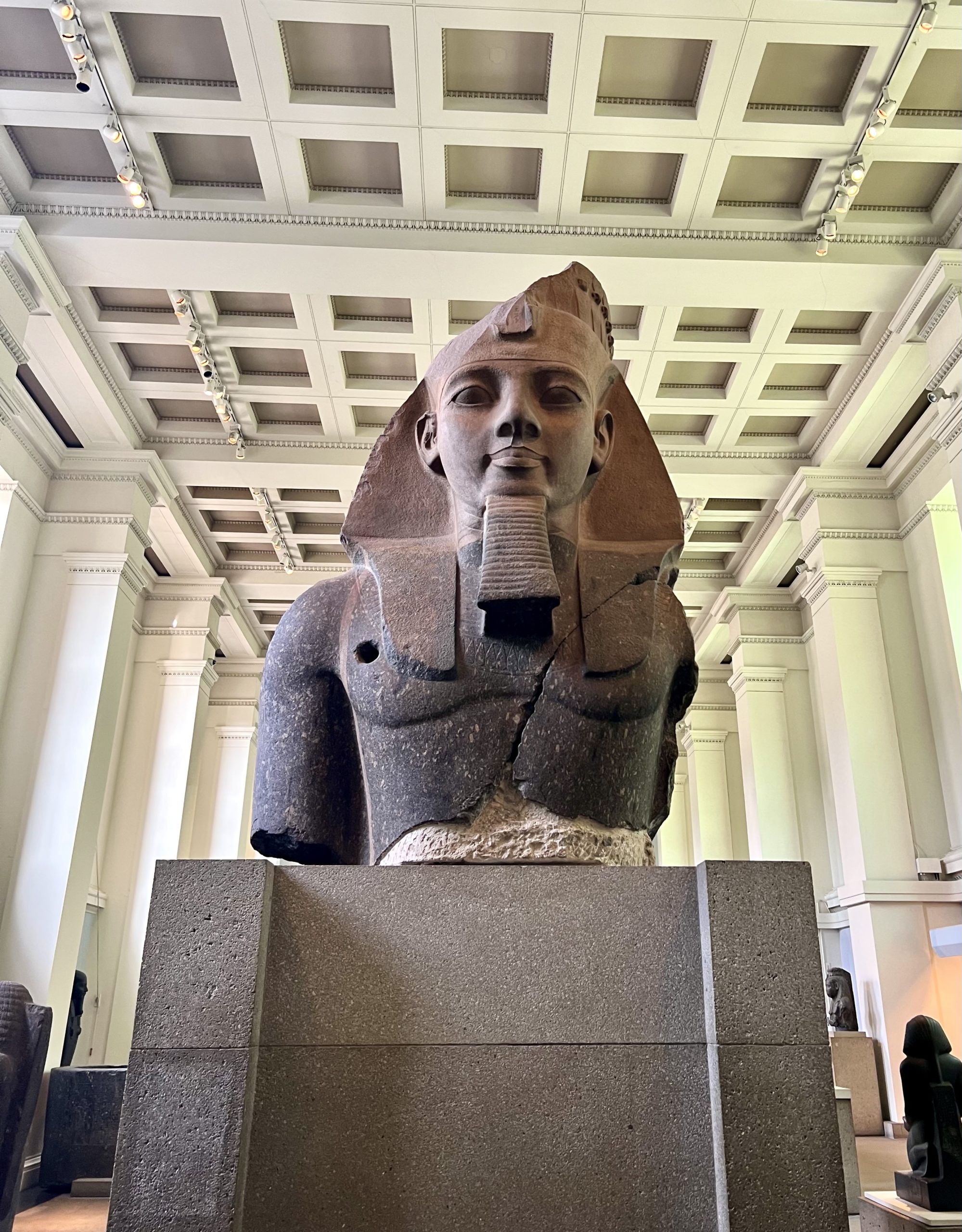 giant bust of Ramses II