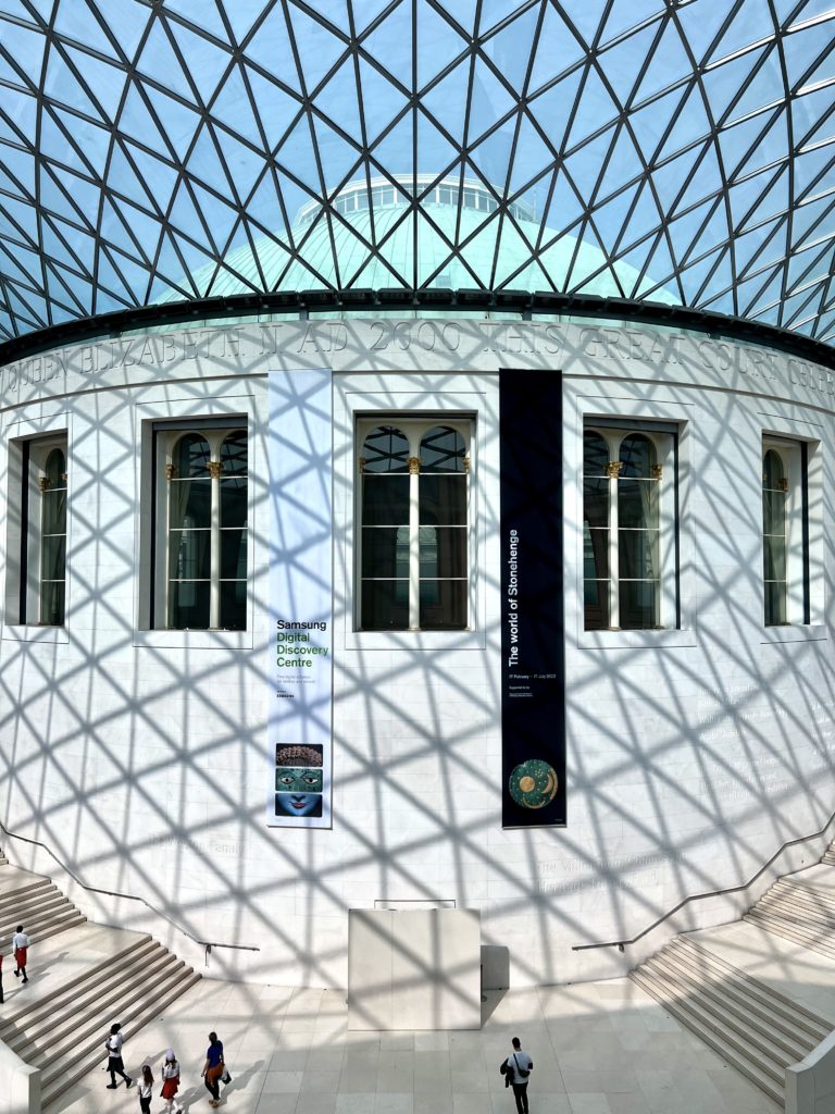 atrium of the British Museum