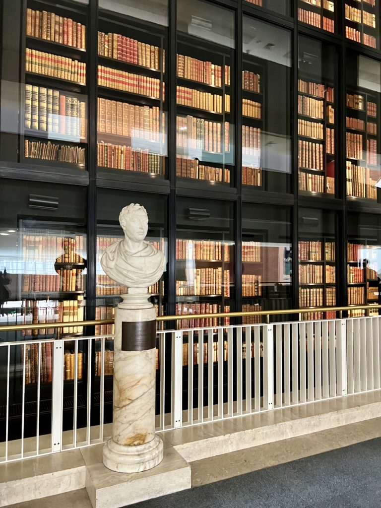 reading room in the British Library
