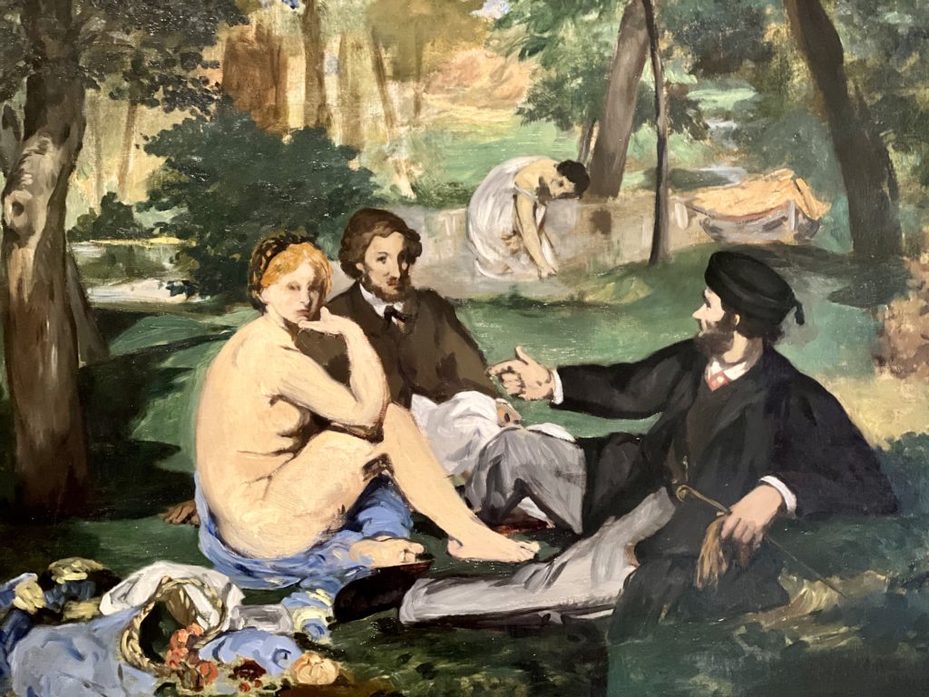 Manet painting at the Orsay