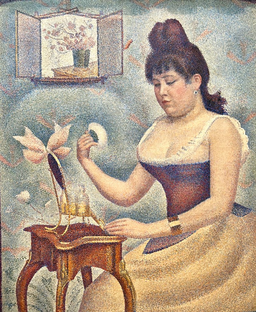 Georges Seurat, Young Woman Powdering Herself, 1888-90
