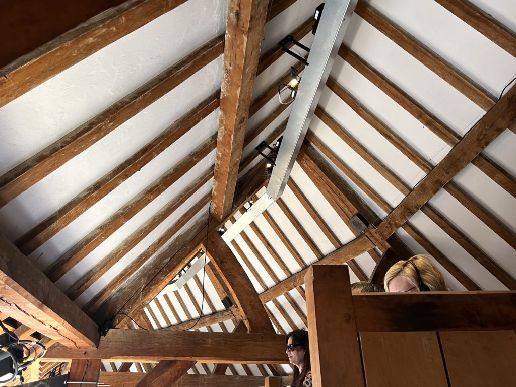 ceilings in the Globe Theater