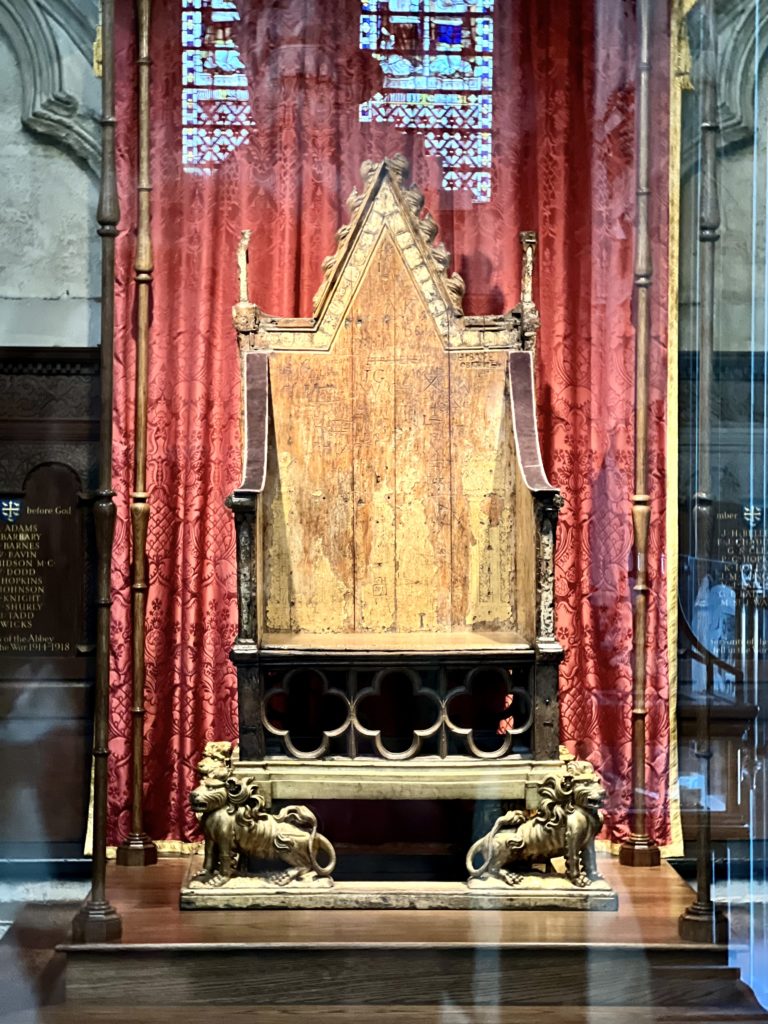 the Coronation Chair