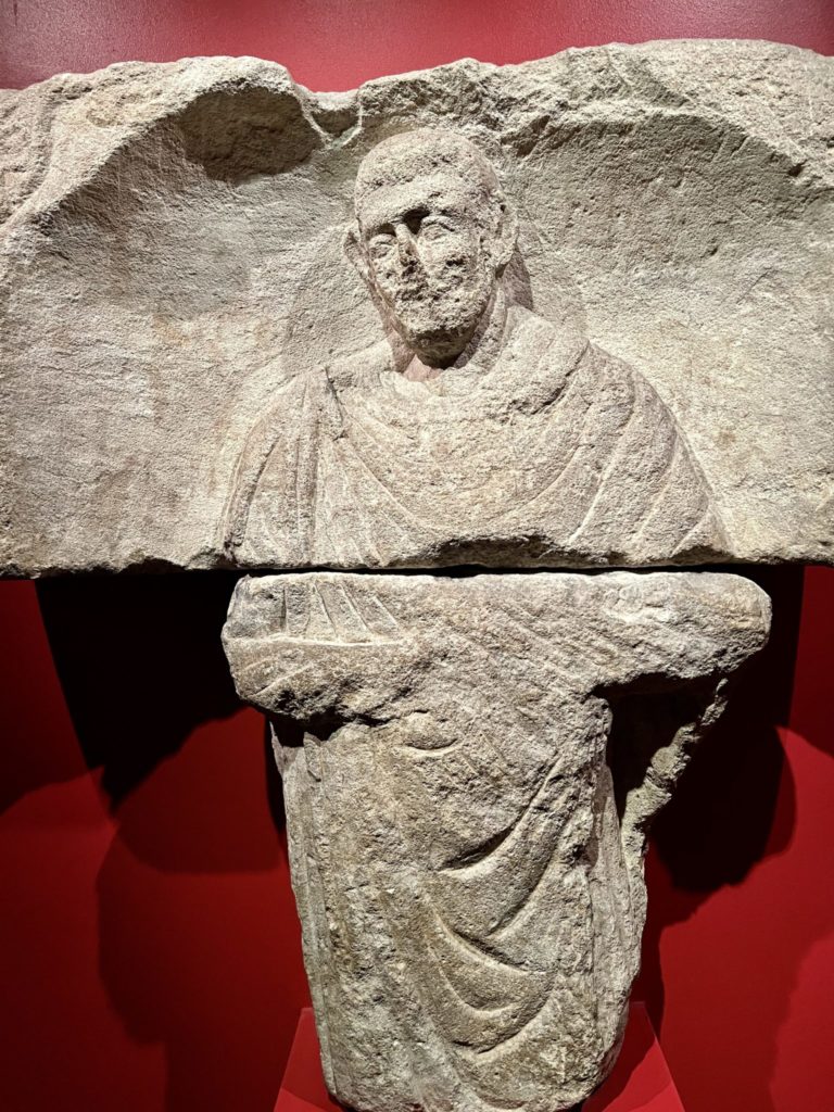 tombstone in the museum, 1st center A.D.