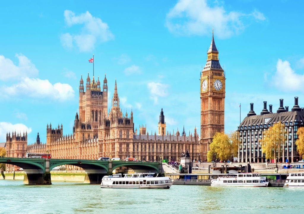 the Houses of Parliament and Big Ben