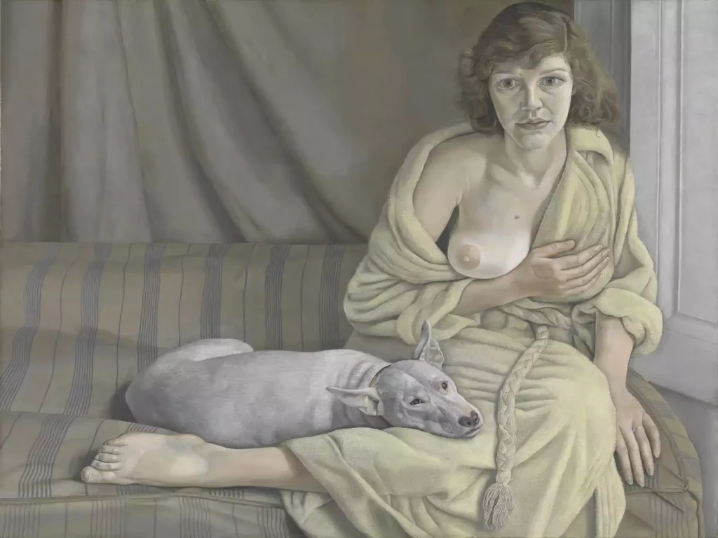Lucian Freud, Girl With a White Dog, 1950-51