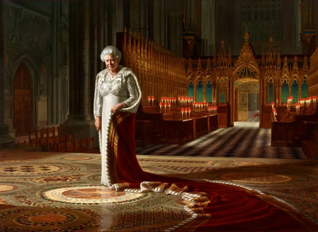 Ralph Heimens, Portrait of Her Majesty Queen Elizabeth II, 2012