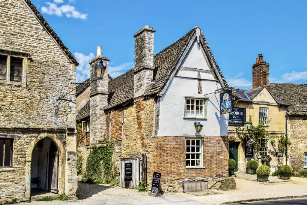 the Cotswold village of Lacock 