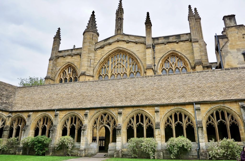 New College courtyard and cloisters