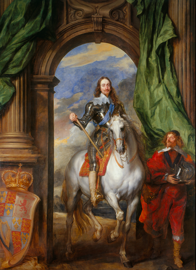 Anthony van Dyck, Charles I with M. de St. Antoine, 1633