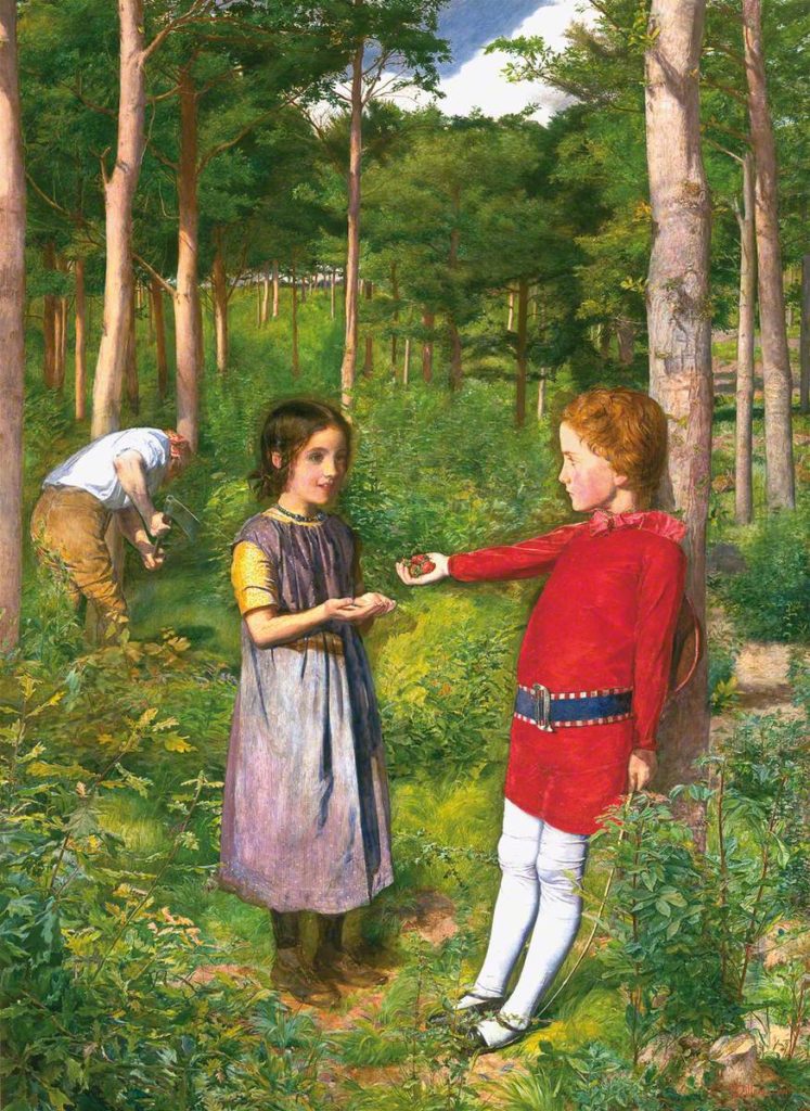 John Everett, Millais, The Woodman's Daughter, 1851