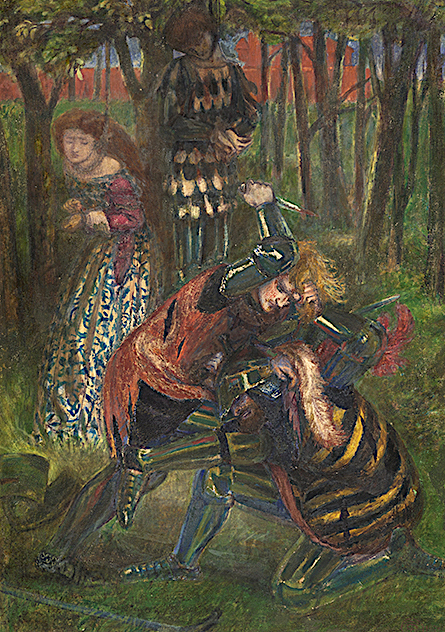 Rossetti, Death of Breuze sans Pirie, 1857
