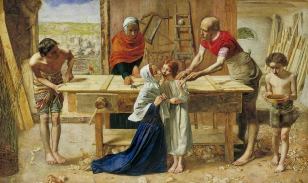 John Everett Millais, Christ in the House of his Parents, 1849