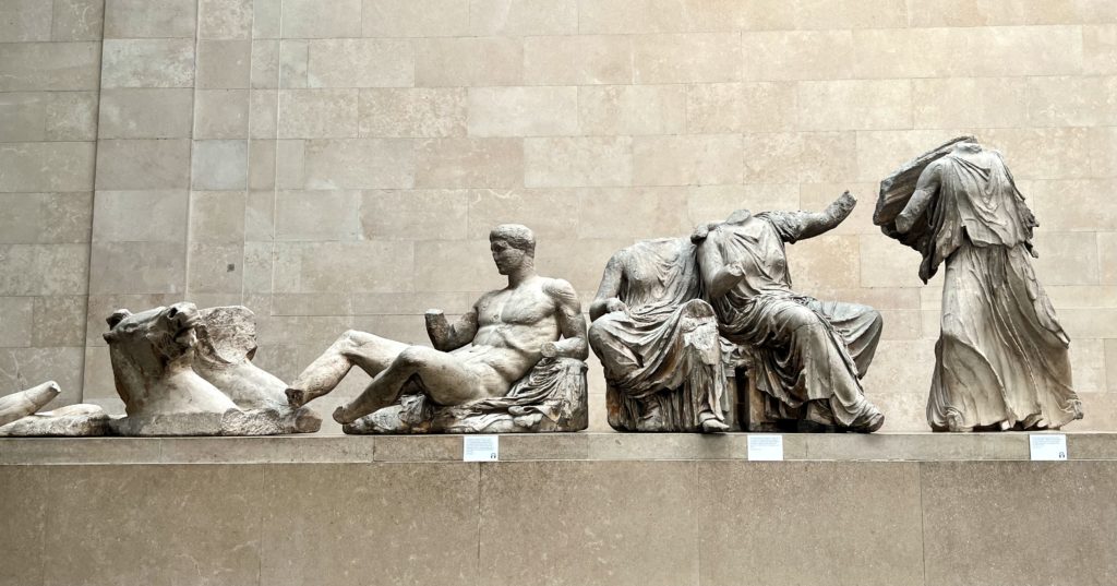 marbles from the east pediment of the Parthenon