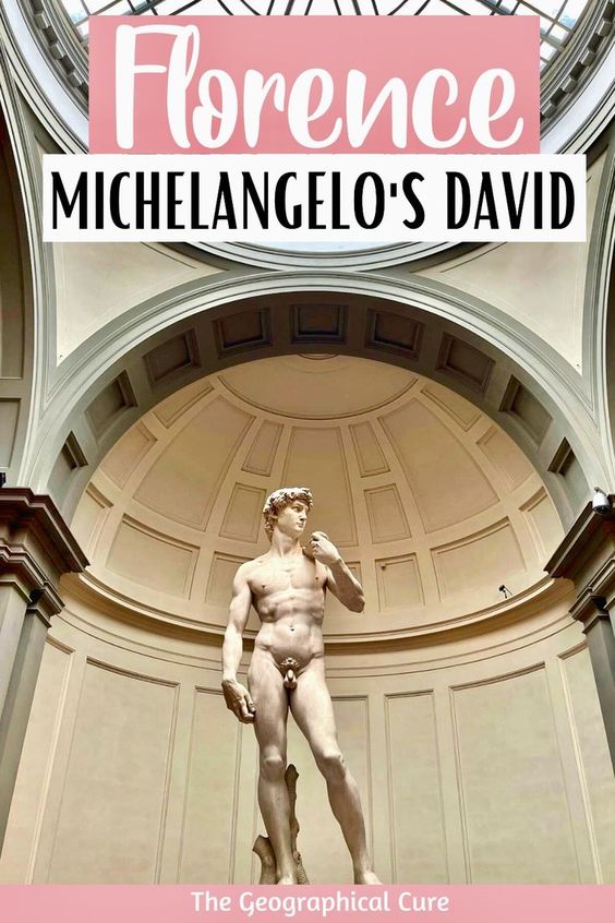 Pinterest pin for how to see Michelanglo's David