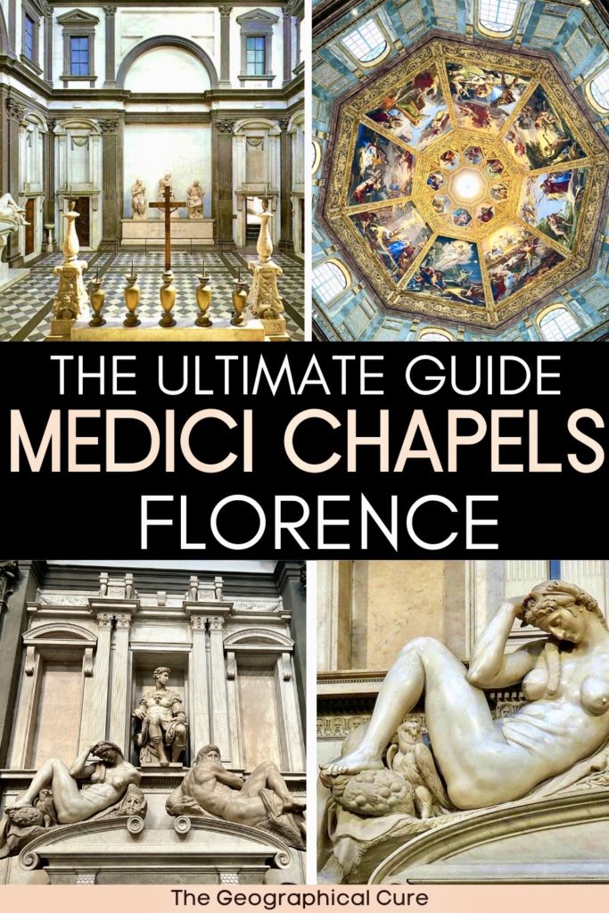 Pinterest pin for guide to the Medici Chapels