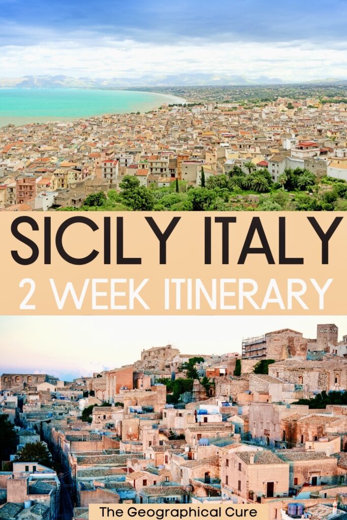 Pinterest pin for Epic 14 Day Road Trip in Sicily