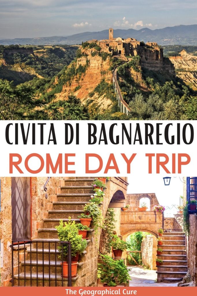 Pinterest pin for guide to Civita di Bagnoregio