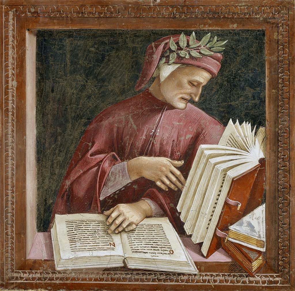 Signorelli portrait of Dante