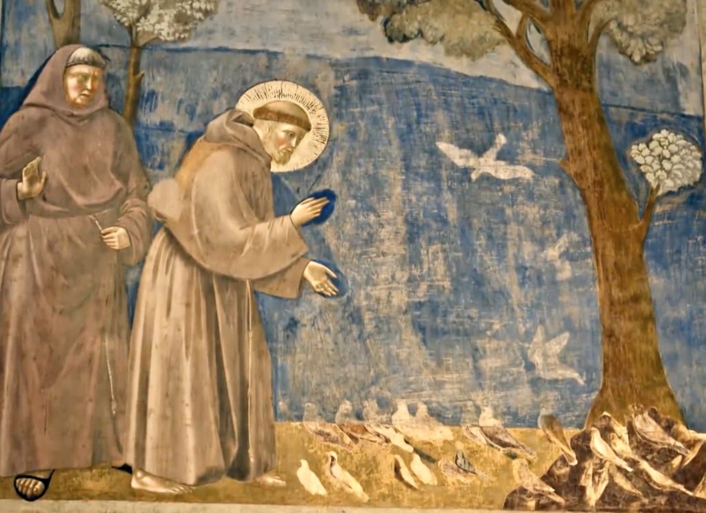 St. Francis Preaching to the Birds by Giotto