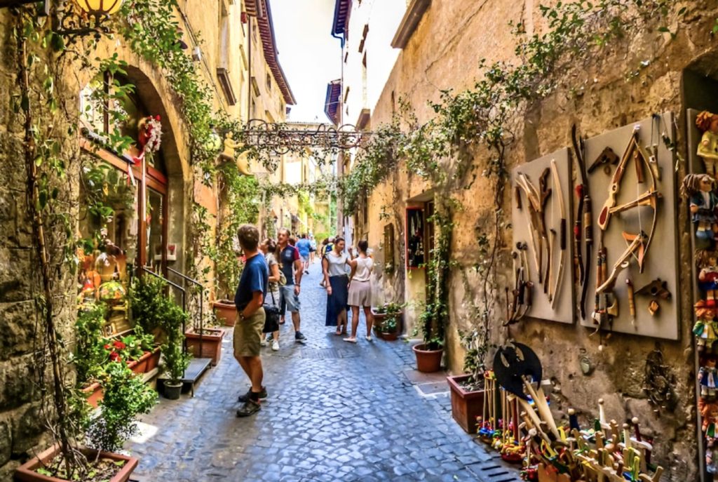 pretty street in Orvieto