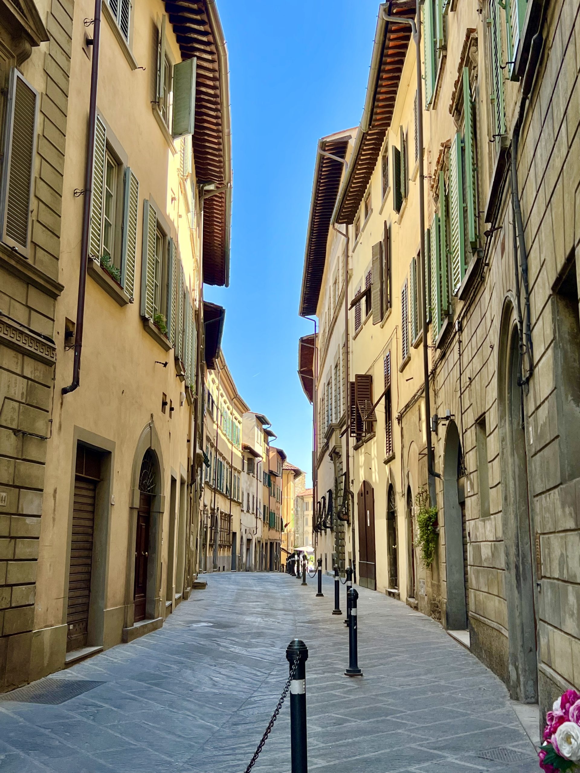 pretty street in Arezzo