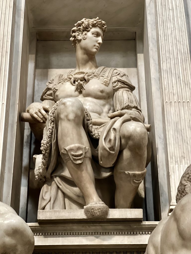 Michelangelo's sculpture of Giuliano