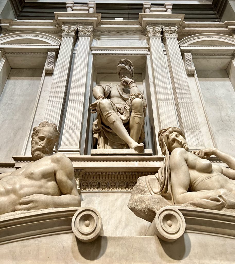 tomb of Lorenzo in Michelangelo’s New Sacristy