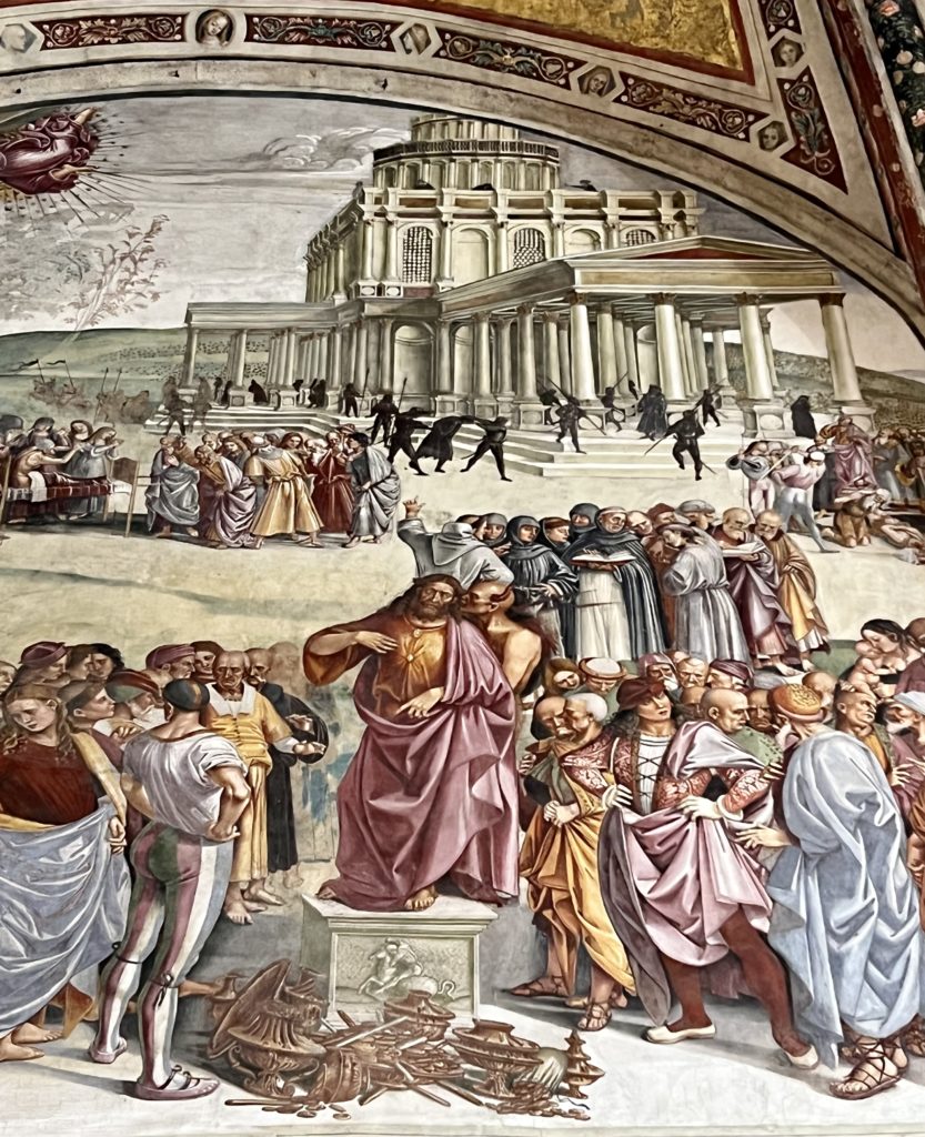 Luca Signorelli frescos in the San Brizio Chapel