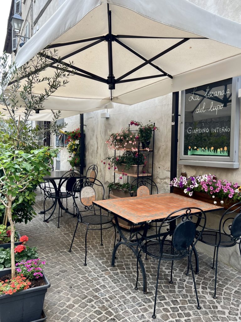 cute cafe in Orvieto